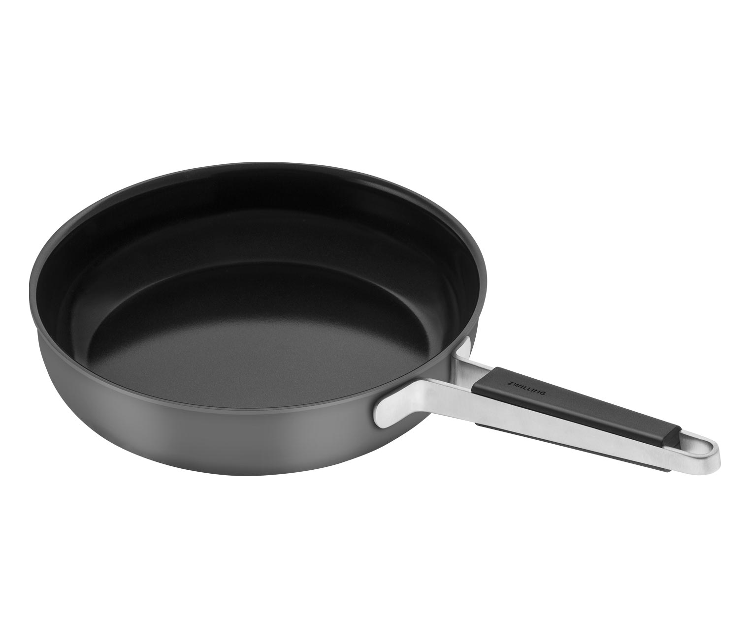 ماهیتابه زولینگ آلمان مدل ZWILLING Pure | قطر 24 سانت | استیل ضد زنگ با روکش سرامیکی | رنگ خاکستری